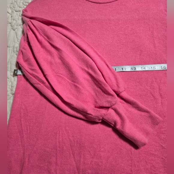 Hailey and co crewneck mockneck sweatshirt super soft pink - Picture 3 of 5